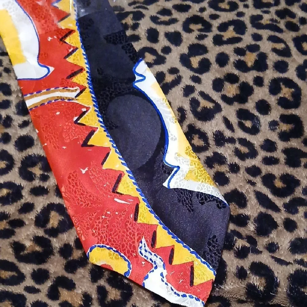 New Giorgio Benelli Cravatte 100% Italian Silk Tie